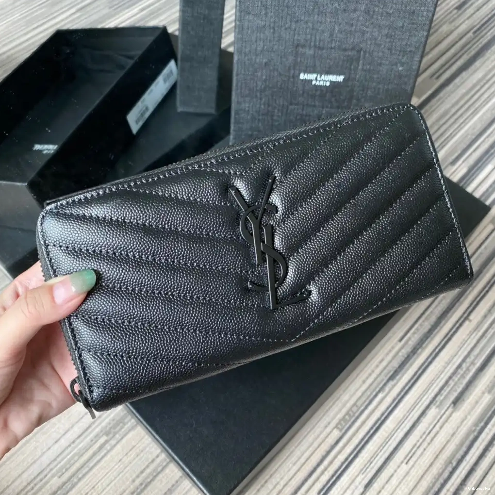 WALLET YSL MONOGRAM ZIPPY 0604